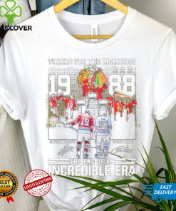 Thank You For The Memories Toews Kane Signature The And Of An Incredible Era Shirt