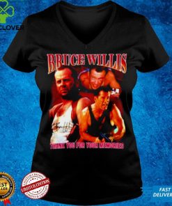 Thank You For Your Memories Bruce Willis Retiring Signature Shirt