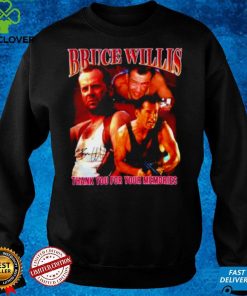 Thank You For Your Memories Bruce Willis Retiring Signature Shirt