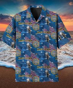 Thank You For Your Service Veteran Multiservice US Coast Guard Hawaiian Shirt Veteran