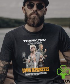 Thank You Lisa Bluder Iowa Hawkeyes Thank You For The Memories T Shirt