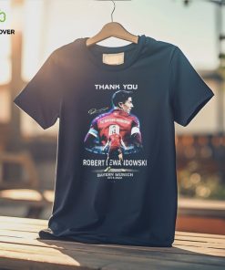 Thank You Robert Lewandowski Bayern Munich 2014 2022 Signature Graphic T Shirt