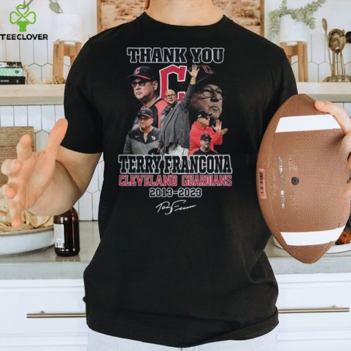 Thank You Terry Francona Cleveland Guardians 2013 2023 Shirt
