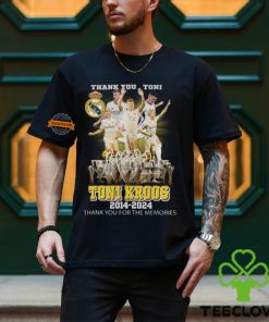 Thank You, Toni Kroos 2014 2024 Thank You For The Memories T Shirt