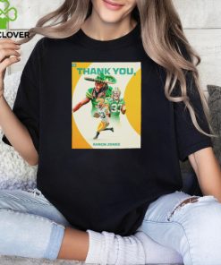 Thank you Aaron Jones Green Bay Packers Fans poster shirt