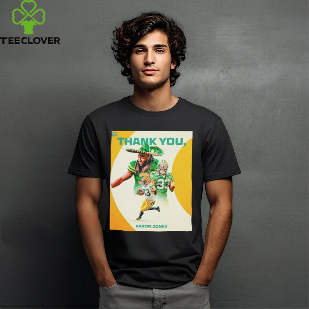 Thank you Aaron Jones Green Bay Packers Fans poster shirt Thank you Aaron Jones Green Bay Packers Fans poster shirt
