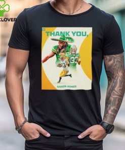 Thank you Aaron Jones Green Bay Packers Fans poster shirt