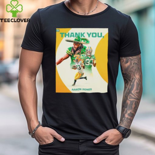 Thank you Aaron Jones Green Bay Packers Fans poster shirt