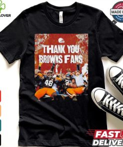 Thank you Cleveland Browns Fans shirt