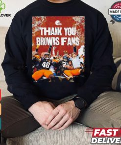 Thank you Cleveland Browns Fans shirt 2 Thank you Cleveland Browns Fans shirt