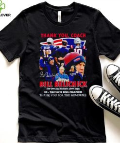 Thank you Coach Bill Belichick New England Patriots 2000 2023 thank you for the memories hoodie, sweater, longsleeve, shirt v-neck, t-shirt