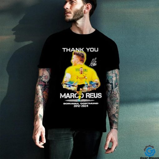 Thank you Marco Reus Borussia Dortmund 2012 2024 signature hoodie, sweater, longsleeve, shirt v-neck, t-shirt