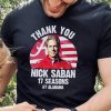 Thank you Nick Saban 17 seasons at Alabama hoodie, sweater, longsleeve, shirt v-neck, t-shirt