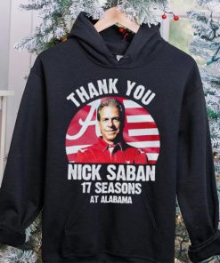 Thank you Nick Saban 17 seasons at Alabama hoodie, sweater, longsleeve, shirt v-neck, t-shirt