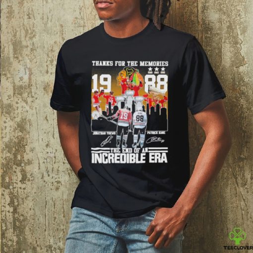 Thanks For The Memories The End Of An Incredible Era Signature Shirt