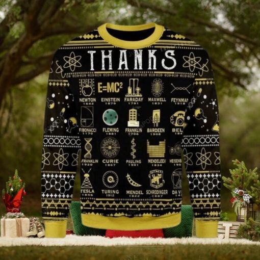 Thanks Science Womens Ugly Sweater