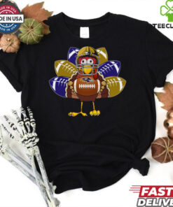 Thanksgiving Turkey Baltimore Ravens T Shirt