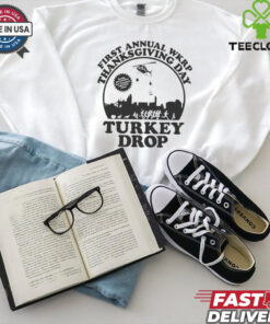 Thanksgiving day Turkey Drop first annual WKRP shirt