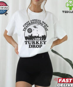 Thanksgiving day Turkey Drop first annual WKRP shirt 3 Thanksgiving day Turkey Drop first annual WKRP shirt