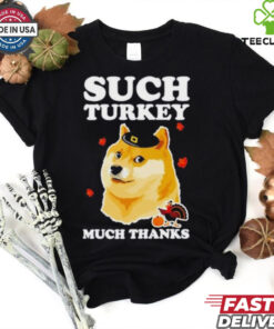 Thanksgiving shibe doge such Turkey much thanks shirt