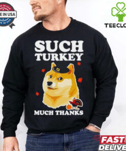 Thanksgiving shibe doge such Turkey much thanks shirt