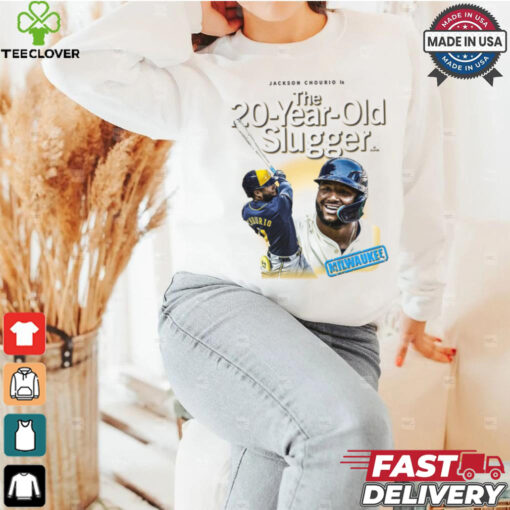 The 20 Year Old Slugger Jackson Merrill MLB 2024 Milwaukee Brewers t hoodie, sweater, longsleeve, shirt v-neck, t-shirt