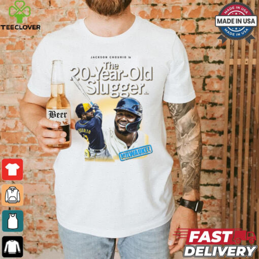 The 20 Year Old Slugger Jackson Merrill MLB 2024 Milwaukee Brewers t hoodie, sweater, longsleeve, shirt v-neck, t-shirt