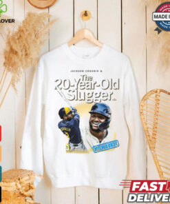 The 20 Year Old Slugger Jackson Merrill MLB 2024 Milwaukee Brewers t hoodie, sweater, longsleeve, shirt v-neck, t-shirt