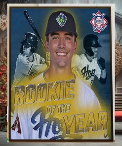 The 2023 National League Rookie Of The Year is Corbin Carroll Home Decor Poster Canvas