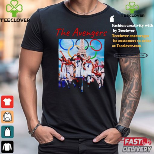 The 2024 Olympic Avengers Basketball Team shirt