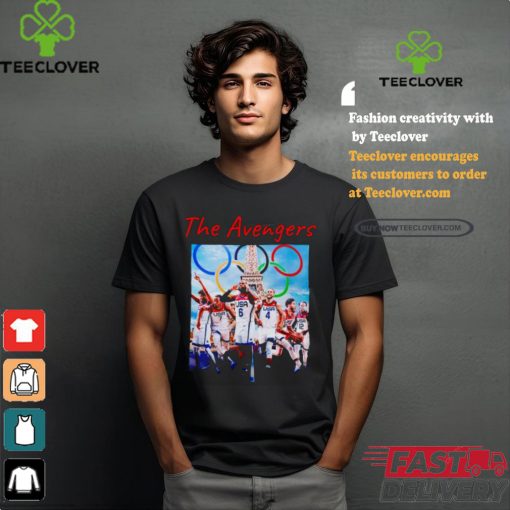 The 2024 Olympic Avengers Basketball Team shirt