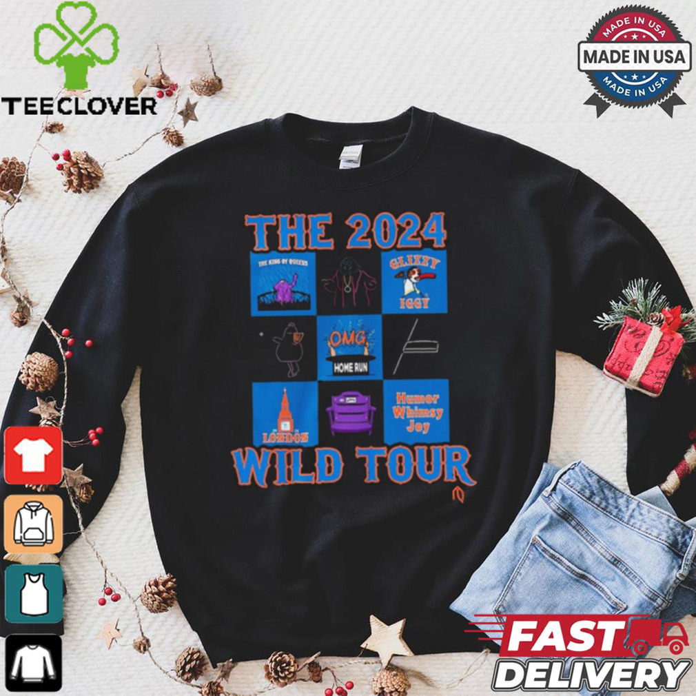 The 2024 Wild Tour #LFGM The King Of Queens, OMG Home Run New York Mets t shirt The 2024 Wild Tour #LFGM The King Of Queens, OMG Home Run New York Mets t shirt