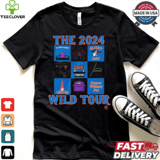 The 2024 Wild Tour #LFGM The King Of Queens, OMG Home Run New York Mets t shirt