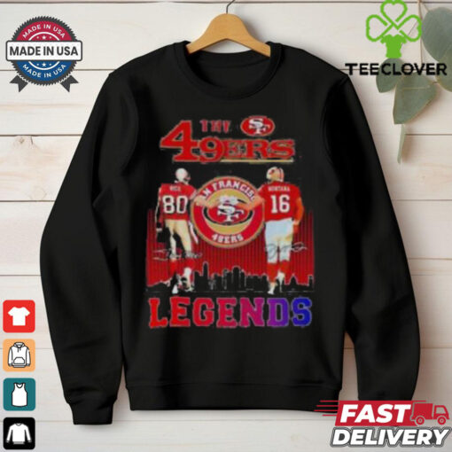 The 49ers Jerry Rice And Joe Montana Legends Shirt