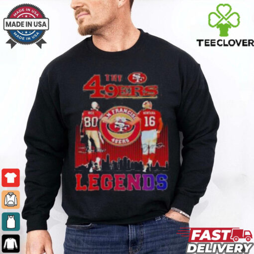 The 49ers Jerry Rice And Joe Montana Legends Shirt