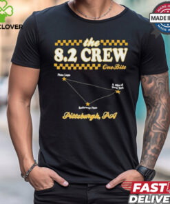 The 8.2 Crew One Bite Pittsburgh PA Pizza Lupo A Slice Of New York Rockaway Pizza T Shirts