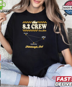 The 8.2 Crew One Bite Pittsburgh PA Pizza Lupo A Slice Of New York Rockaway Pizza T Shirts