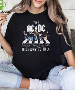 The AC DC Band Abbey Road Highway To Hell Signatures Shirt