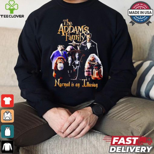 The Addams Family normal is an illusion Halloween shirt