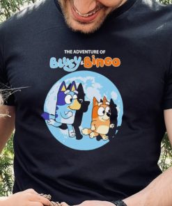 The Adventure of Bluey and Bingo cartoon shirt