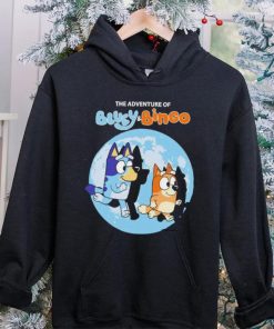 The Adventure of Bluey and Bingo cartoon hoodie, sweater, longsleeve, shirt v-neck, t-shirt