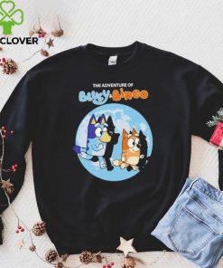 The Adventure of Bluey and Bingo cartoon hoodie, sweater, longsleeve, shirt v-neck, t-shirt