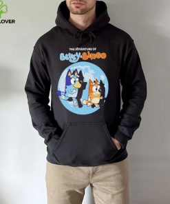 The Adventure of Bluey and Bingo cartoon hoodie, sweater, longsleeve, shirt v-neck, t-shirt