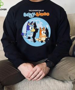 The Adventure of Bluey and Bingo cartoon hoodie, sweater, longsleeve, shirt v-neck, t-shirt