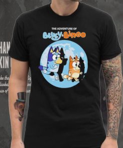 The Adventure of Bluey and Bingo cartoon hoodie, sweater, longsleeve, shirt v-neck, t-shirt