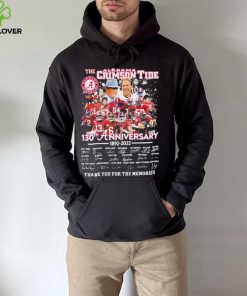 The Alabama Crimson Tide 130th Anniversary Signature Thank You For The Memories Shirt