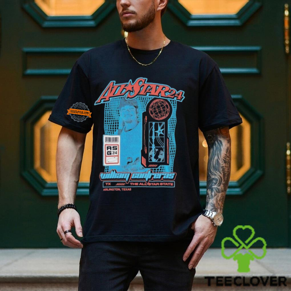 The All Star 24 state William Contreras Milwaukee Brewers baseball player shirt The All Star 24 state William Contreras Milwaukee Brewers baseball player shirt