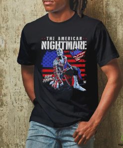 The American Nightmare Cody Rhodes grungeAmerican flag shirt