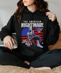 The American Nightmare Cody Rhodes grungeAmerican flag shirt