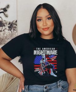 The American Nightmare Cody Rhodes grungeAmerican flag shirt